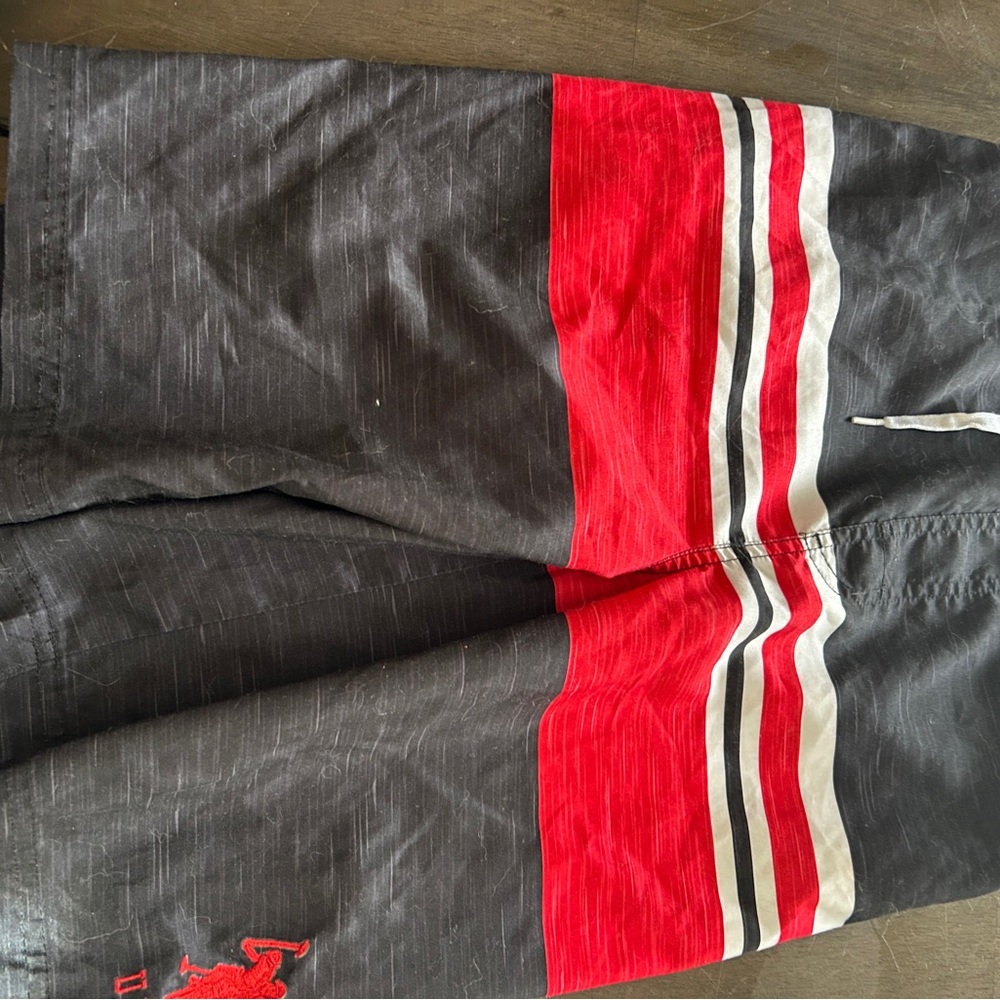 U.S. Polo Assn. Black and Gray Shorts